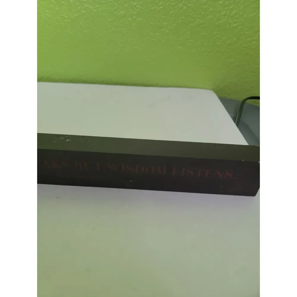Wooden Desk Quote Knowledge Speaks But Wisdom Listens Jimi Hendrix 14
